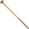 AERZETIX - C67501 - Lot de 25 Vis à bois Ø6x180mm à tête large bombée - à empreinte étoile Т30 - en acier zingué - menuiserie, contreplaqués, agglomérés, mélaminés