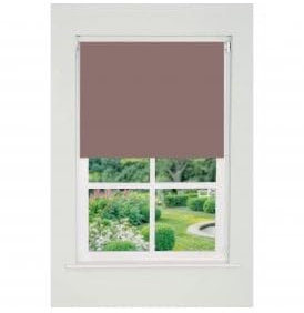 Plain Straight Edge Daylight Roller Blind (165cm Drop) 170cm Mocha