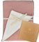 DIKOS® Babydecke Winter Altrosa | Winterdecke Kinderwagendecke für Baby Mädchen aus Bio-Baumwolle und warmen Fleece | Oeko-TEX Zertifiziert | Erstausstattung Neugeborenen Decke | Geschenk zur Geburt