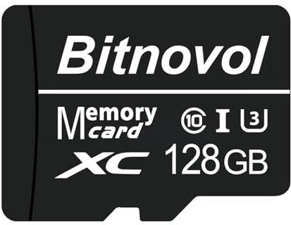Micro SD Card 128gb - Memory Card for Security Camera,Read 100MB/sec,Write 25MB/sec,128 gb Micro SD Card for Phone PC 4K HD Video,SD Card 128gb for Wyze Camera,Action Dash VRS GOPRO Spy Cameras