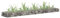 Keyroto Gabionen, Gabione, Gabionengitter, Gabionenkörbe, Gabionen Hochbeet, Hochbeet Gabione,Gabionen-Hochbeet Verzinkter Stahl 180x30x10 cm