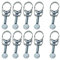 JISADER 10 Stück Kabelhalter für Dampfbügeleisen, Feste Clips, Zubehör für Dampfbügeleisen, robuste Metallteile, Ersatz-Dispergierrohrklemmen