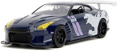 Jada Toys Godzilla Modellauto Nissan GT-R R35 Ben Sopra 2009 - Spielzeug-Auto aus Metall mit Türen zum Öffnen, Maßstab 1:32 (13,5 cm), für Fans & Sammler ab 8 Jahre
