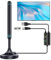 DAJASD DVBT2 Antenne, Zimmerantenne für Fernseher, DVB-T & DVB-T2 Antennen mit Verstärker, Großer Reichweite 360° Empfang, Wave Max TV Antenna Signal Booster, Satellite Antenna Mit Magnetfuß