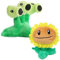FISAPBXC Plants vs. Zombies Plush Toys Threepeater Sunflower Soft Stuffed Plushies Cartoon Doll for Kids Soft Plush Toys Cuddly Doll Home Decoration Children's Toys Boys Girls 2PCS