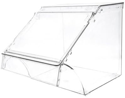 Fenteer Acryl-Vorratsbehälter, Vitrine, Frontöffnung, Gebäck, Lebensmittel-Vorratsbehälter, Snackbehälter, Süßigkeitenbehälter für Cafeterias, Hotels, 24cmx20cmx24cm