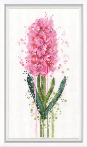 RTO Watercolour Hyacinth Counted Cross Stitch Kit