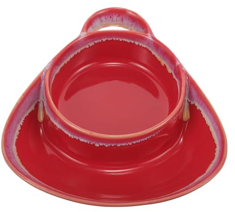 CONGARTENO Keramik Teller Set Frühstück Suppenschüssel Snack Servierteller Pommes Frites Teller Multifunktional Dekorativ