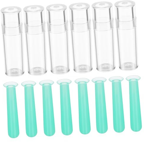 Vaguelly Lot de 15 Ventouses pour Lentilles De Outil pour Retirer Les Lentilles Applicateur Oculaire Poussoir pour Lentilles Gel De Silice Vert