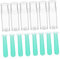 Vaguelly Lot de 15 Ventouses pour Lentilles De Outil pour Retirer Les Lentilles Applicateur Oculaire Poussoir pour Lentilles Gel De Silice Vert
