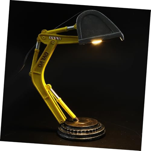 NOLITOY Bagger Tischlampe Einzigartige LED Schreibtischlampe für Kinderzimmer Dekorative Nachttischlampe Ästhetische Lampe für Schlafzimmer und Wohnräume