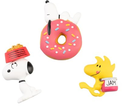 Grupo Erik Magnete Peanusts Snoopy Set 3 Stück Geschenke Merch | Magnet Kühlschrank Größe ca. 5 x 6 x 2 cm - Offizielle Snoopy Geschenke Merch Fanartikel