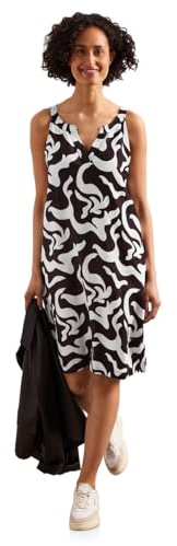Street One Damen 1408961 Gemustertes Leinen-Kleid (1er Pack)