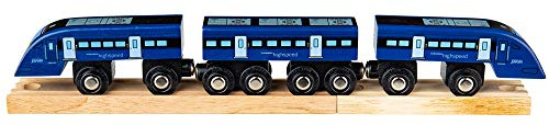 Bigjigs Rail High Speed One Train - Other Major Rail Brands are Compatible