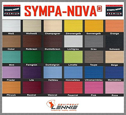 Friedola SYMPA-NOVA-Premium Meterware, 65 cm breit, Länge: 10 cm, Farbe: Dunkelbraun, Polster-Matte