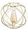 MiniSun | Retro Style Atom Design Copper Metal Basket Ceiling Light Shade | Ceiling Lighting, Home Décor & Improvement Essential | Includes 4W LED Bulb [2700K Warm White] | 255cm Shade Width