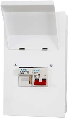 Live MCFS100 Fused Isolator Switch SP&N 100 Amp Single Phase