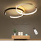 CBJKTX LED Deckenleuchte Wohnzimmer Deckenlampe Modern Schlafzimmer 54cm 37W Dimmbar mit Fernbedienung Wohnzimmerlampe aus Metall Design Schlafzimmerlampe für Esszimmer Arbeitszimmer