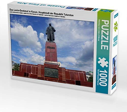 CALVENDO Puzzle Das Lenin-Denkmal in Kasan, Hauptstadt der Republik Tatarstan 1000 Teile Lege-Größe 64 x 48 cm Foto-Puzzle Bild von Henning von Loewis of Menar