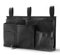 PACOLO Caddy Hanging Organizer Bedside Storage Bag, 600D Oxford Cloth with Hook&Loop Fastener for Bunk and Hospital Beds,Dorm Rooms Bed Rails(8 Pockets) (Black)
