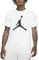 Nike Herren Jumpman T-Shirt, Weiß/Schwarz, S
