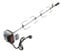 Wiltec Girarrosto da Barbecue 110 cm 230 V, Spiedo in Acciaio Inox con 4 forchettoni Carne