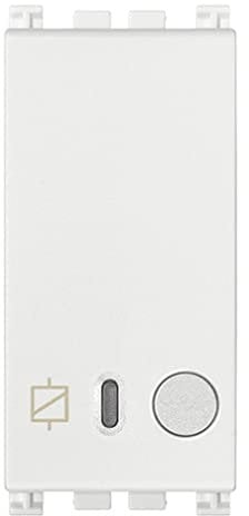 Vimar 19593.B Arké Attuatore connesso IoTo VIEW Wireless con uscita a relè NO 16 A, controllo locale e remoto, doppia tecnologia IoT su standard Bluetooth 5.0 e Zigbee 3.0