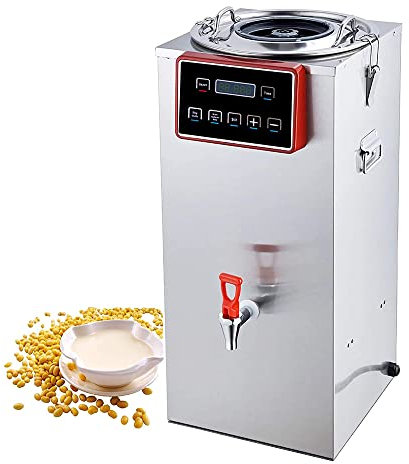 MNSSRN Máquina de Leche de Soja Comercial de Gran Capacidad, máquina automática eléctrica de Leche de Soja de Nuez de 18 l con función de agitación y Calentamiento