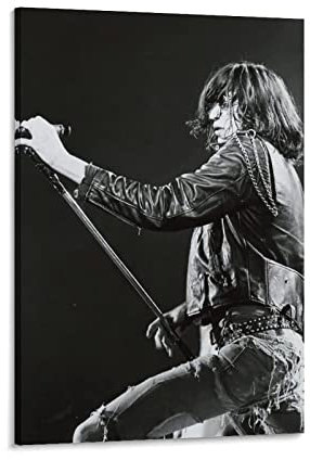 XINGSHANG Joey Ramone Poster Stern Poster für Wand Retro Poster 90er Jahre Poster Kunstwerke Leinwand Poster Wandkunst Drucke Zuhause Moderne Dekoration 20 x 30 cm