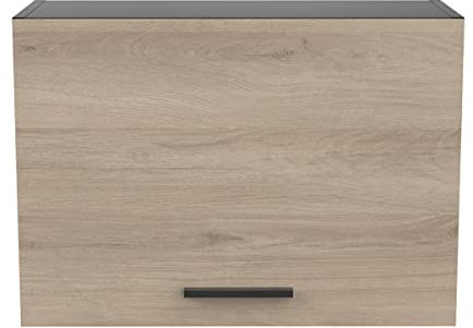 Demeyere Mueble de Cocina bajo Campana, 1 Tapa, Origan, Fabricado en Francia, Madera de ingeniería, Kronberg/Negro Mate, L 60 x P 30 x H 42 cm