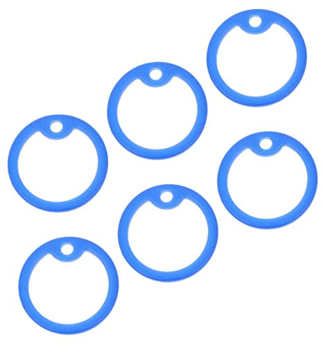 BCOATH Hundemarken Schutzhülle Silikon Geräuschdämpfend 6 Stück Für Militärische Id Tags Haustier Ids Abdeckung Für Kleine Und Mittlere Hunde