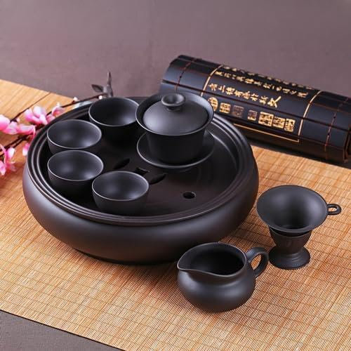 umsl Green Vintage Yixing Teapot Luxury Chinese Matcha Kung Fu Tea Sets Complete Infuser Mates Para Yerba Kitchen Cookware Set