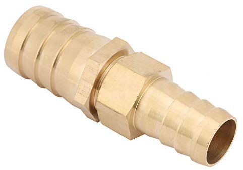 Réducteur De Tuyau,Raccord Tuyau 25Mm, Réducteur De Barbe En Laiton De 25 Mm À 20 Mm, Adaptateur de connecteur de raccord de tuyau de raccord de tube de réduction de cannelure en laiton (19-25 mm)