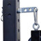 F&F STEEL Verstellbarer Fitness-Rack-Riemenzugstift, passend für 5,1 cm und 7,6 cm große Racks mit 1,6 cm oder 2,5 cm Lochgröße, robustes Fitnessgerät für Heimtraining, Krafttraining und Muskelaufbau,