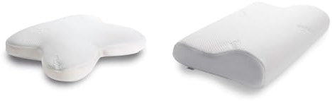 TEMPUR Ombracio Schlafkissen & Original Schlafkissen Memory Foam, ergonomisches Nackenstützkissen für Seiten- und Rückenschläfer, Liegefühl fest, M (50 x 31 x 10/7 cm)