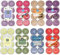 16 Pack Scented Tea Lights, Long Burning Tealights, Coloured Tea Lights, Long Burning Tealights, Air Freshener Candle Wax (16pk Wild Berries)