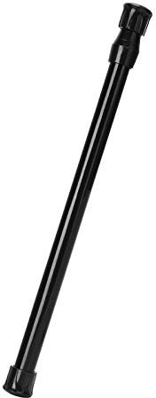 Barras de Cortina Extensibles Barras de Tensión para Cortinas Barras de Cortina Barras de Cortina Sin Perforación Barra de Ducha Negro 1 Pieza (55-90 Varilla delgada con un