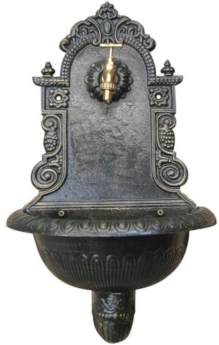 1PEZZO FONTANA IN GHISA PANTHEON CON RUBINETTO col. Verde