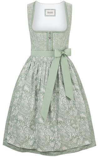 Heimatgwand Damen Karoline Dirndl, Salbei, 44 EU