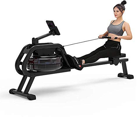 SmPinnaA Rudergerät Wasserwiderstands-Rudergerät Heimintelligentes Fitness-Rudergerät Stummschaltung Für Heimgymnastik