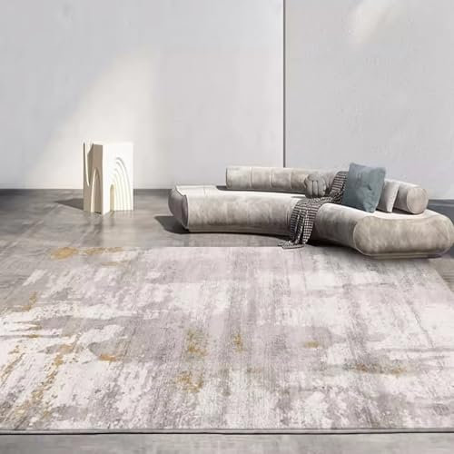 Teppich kuscheliger Teppich deko Zimmer tumblr Braun Grau Abstrakt Tinte Design Verblassen resistent Wohnzimmer Teppich teppiche für Wohnzimmer 200x300cm