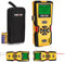 PREXISO 5-in-1 Stud Finder with Laser Level, Electronic Stud Sensor & Ultrasound Distance Measure, Wall Scanner Sensor, for AC Live Wire, Metal Studs Detection