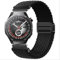 GIOPUEY Armband Kompatibel mit Huawei Watch GT 5 46mm/GT5 Pro, Geflochtenes Nylon Armband [Unisex] elastisch Ersatzarmband - Black