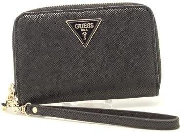 GUESS Laurel SLG Medium Double Zip Wallet M Black