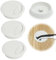 4 Piezas Pasacables Escritorio Blancos, Pasacables Mesa, Tapa Pasa Cables para Escritorio como Embellecedor, Agujero Mesa de Diámetro 60 mm, Tapa pasacables encastrable en Mesa de Oficina/Escritorio