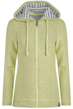 Weird Fish Chicoa Full Zip Macaroni Hoodie Celery Size 10. (Jumper/Sweater/Fleece)