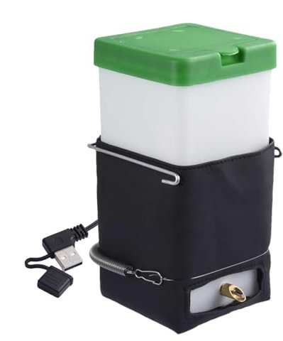 Bunny Wasserflaschen-Set, kleine auslaufsichere Töpfe, thermostatgesteuerte Heizung, Thermostat-Kontrolle, Wasserflaschen für Kaninchen, auslaufsichere kleine Tiertrinker, ideal für Hamster