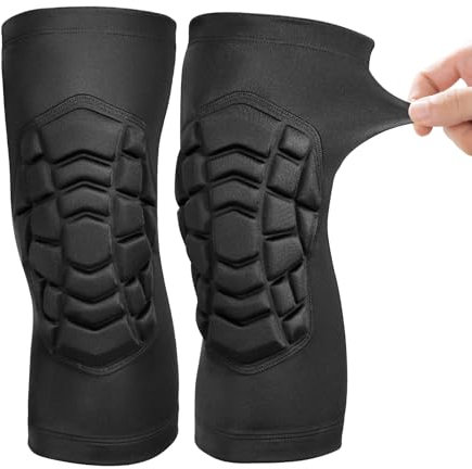 Rodilleras de voleibol, transpirables, de nivel profesional, acolchadas, para hombres, mujeres, jóvenes, adultos, niñas, niños, protectores de rodilla para lucha, baloncesto, fútbol, construcción