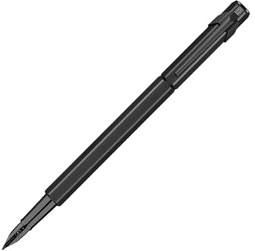 Caran d'Ache 849™ Black Code Füllfederhalter aus Kunststoff, Schwarz, Stärke: F, 0841.496