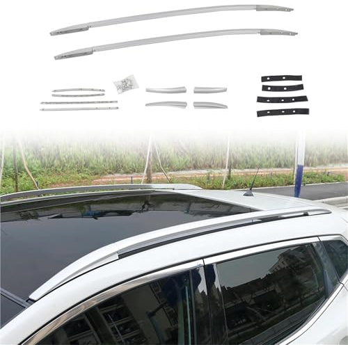 RelingträGer Für Nissan Für Qashqai J11 2014-2021 Autozubehör Dachträger Seitenschienen Bars Gepäck Fracht 1 Satz Dachreling DachgepäCkträGer